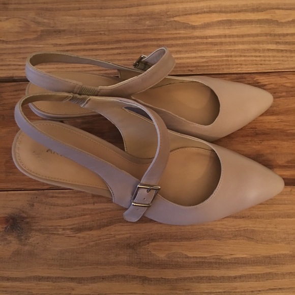 ANTONIO MELANI Shoes Antonio Melani Taupe Slingback Pumps 9m Poshmark